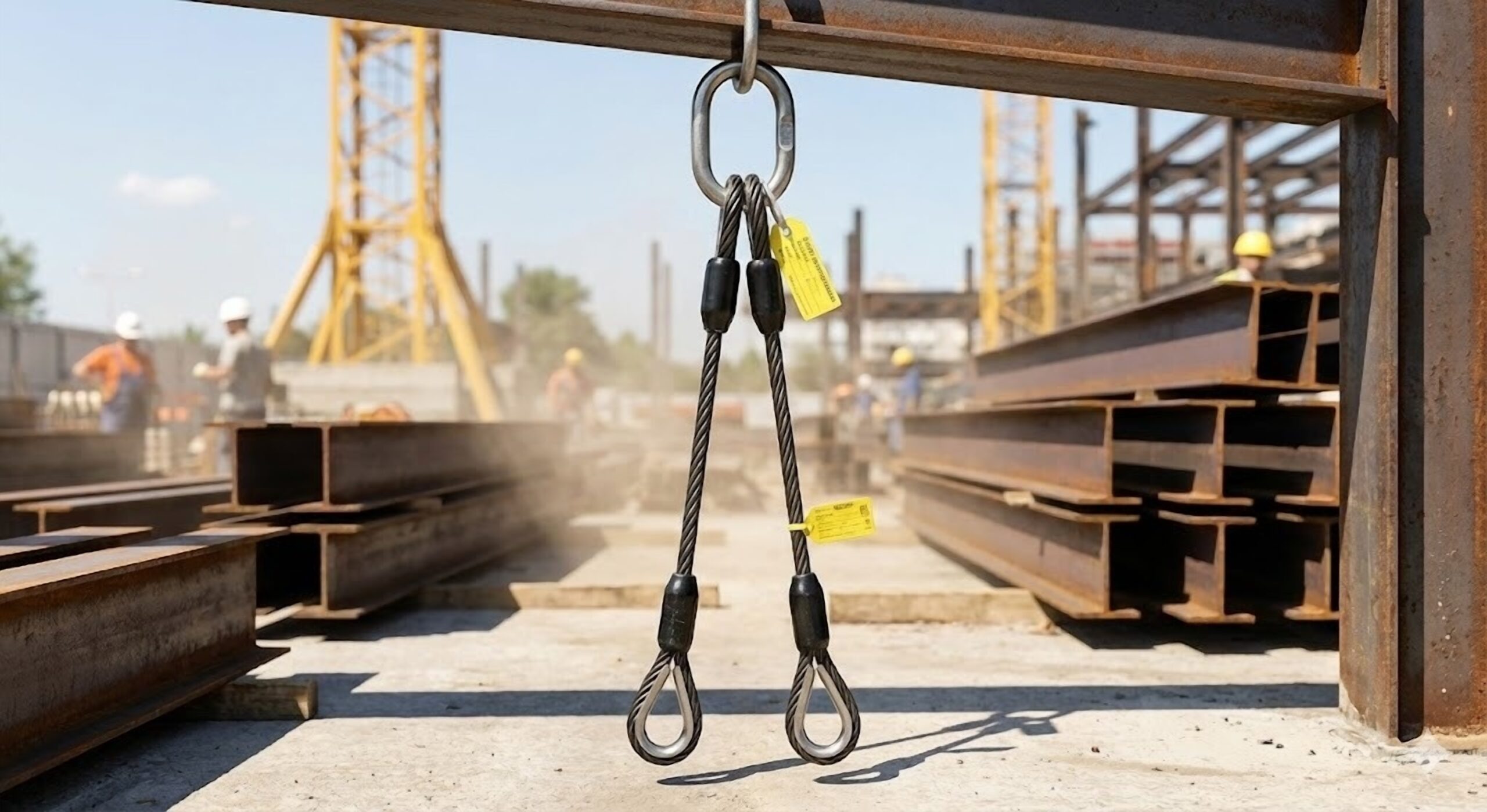 2 Leg Wire Rope Slings 2 Leg Wire Rope Slings
